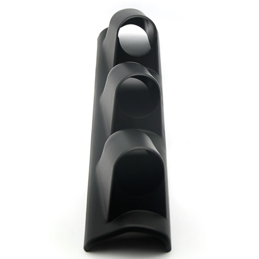 Универсальный черный 2 дюйма 52 мм Автомобильный тройной A-столб отверстия