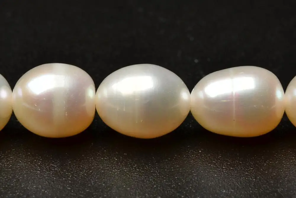 

Free shipping 1strands/setFreshwater pearl 6~7 round rice beads long chain