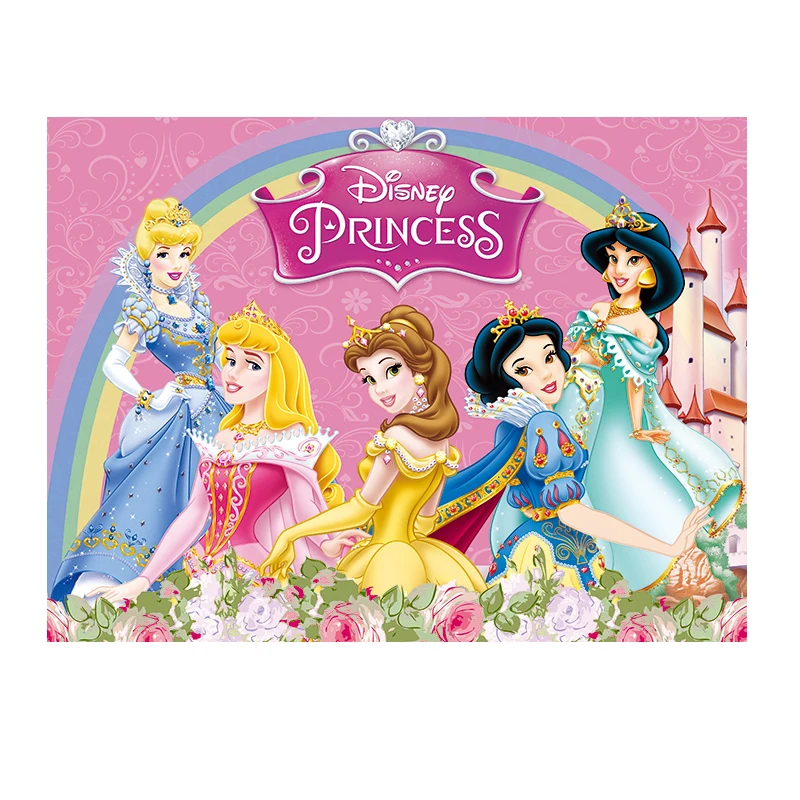 Disney Принцесса Белоснежка Золушка Ариэль Белль украшения на день рождения