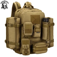 new 45l outdoor backpack camping climbing bag waterproof mountaineering hiking backpacks molle sport bag climbing rucksack