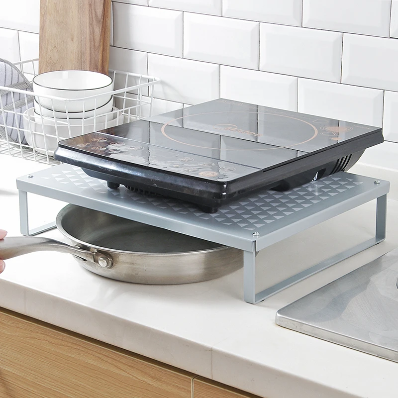 Кухонная индукционная плита кронштейн кованая железная газовая крышка Базовая