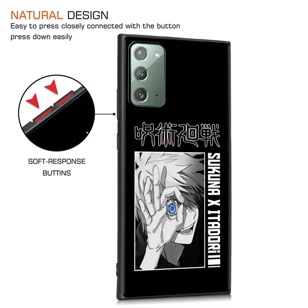 

Jujutsu Funny Phone Shell For Samsung Note 20 Ultra 10 9 8 Lite Plus F41 M31 Prime M51 M31 M30s M21 M11 M01 Silicone Fundas