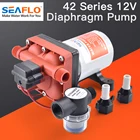 Мембранный Водяной насос SEAFLO 42 Series, 3,0 галлоновмин, 55psi, 12 Вольт, электрическая морская лодка яхта, фургон, высокое давление, 4 камеры