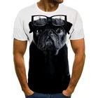 Летняя футболка рисунок питомца Мужская футболка с рисунком собаки Забавные топы Футболка с круглым вырезом Мужские Короткие рукава