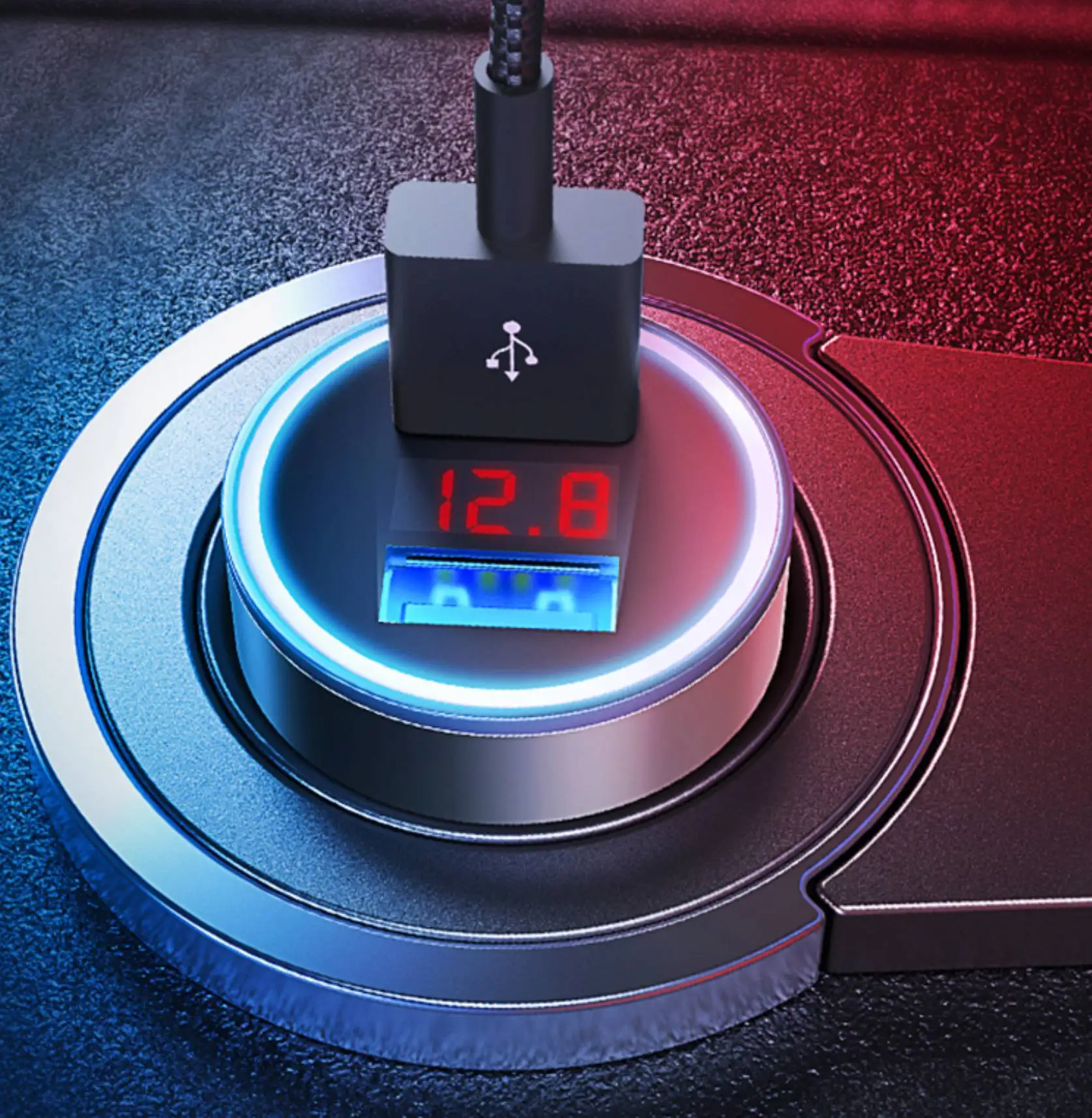 3.1A двойной USB аксессуары для автомобильного зарядного устройства Hyundai ix35 iX45 iX25 i20