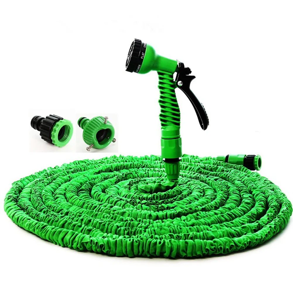 

Expandable Flexible Garden Hose Car Washing Gardening Hose with 7 Function Nozzle, 25ft/50ft/75ft/100ft/125ft/150ft/175ft