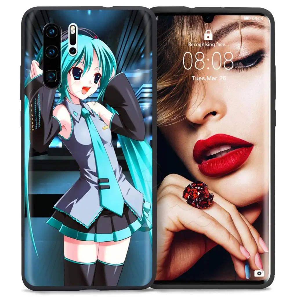 Webbedepp аниме девушка Хацунэ Мику чехол для Huawei P8 P9 P10 P20 P30 Lite Pro P Smart Z Mini