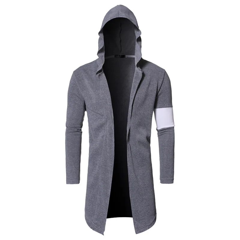 Новый Amazon популярный цветной контрастный тренд мужской Повседневный Кардиган с