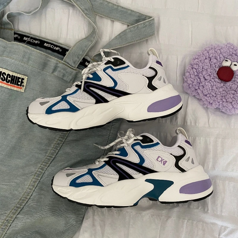 

Кроссовки женские массивные, Вулканизированная подошва, Повседневная Удобная спортивная обувь, модные