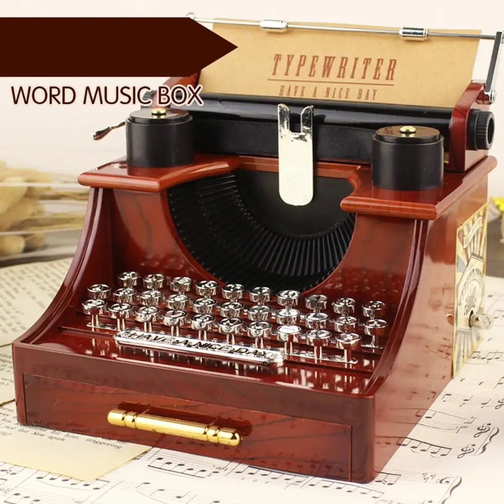 HobbyLane Ретро машинка форма заводная Весна музыкальная шкатулка игрушка стол Декор кафе винтажные декоративные украшения