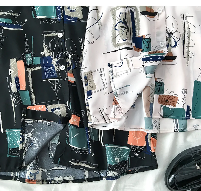 

Hong Kong Chic Retro Lapels Short-Sleeved Shirt Women's Loose Niche Design Harajuku Style Top Summer New Fashion