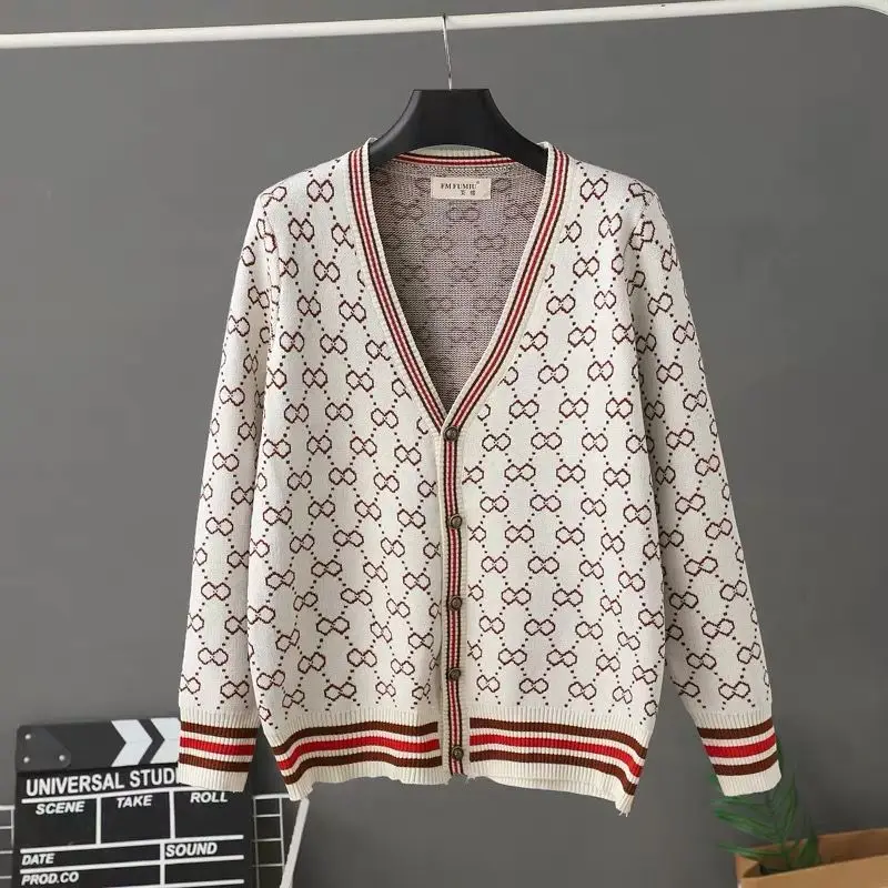 

Autumn and Winter Knitted Cardigan Men's Sweater Outerwear