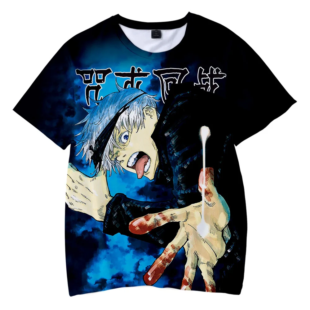 

Kids T shirt Jujutsu Kaisen Shirt BoysSummer Breathable T Shirt Hot Sale 3D Print Anime Tops Tees Jujutsu Kaisen T-shirt Cosplay