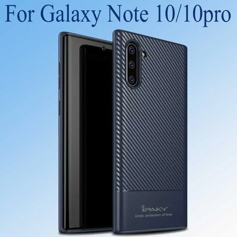 Для samsung Galaxy Note 10 чехол Note10 Plus силиконовый мягкий ТПУ чехол для телефона для samsung Note10