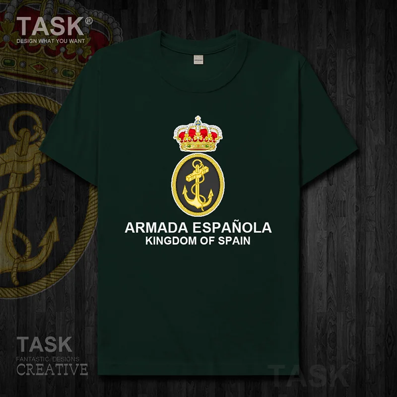 Футболка мужская летняя с коротким рукавом и надписью Kingdom of Spain Espana ESP