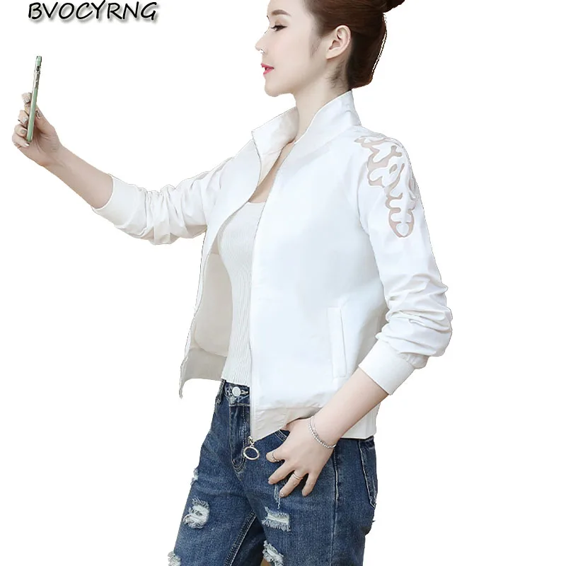 

Куртка женская короткая однотонная, ветровка, Повседневная Верхняя одежда для студентов, большие размеры, весна-осень