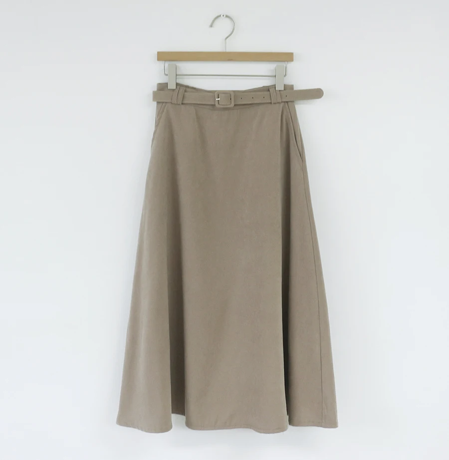 

New A Line Solid Women Skirts Pleated New Autumn Plus Size Knee Length Skirt Female Vintage Suede Skirts Jupe Femme Faldas Mujer