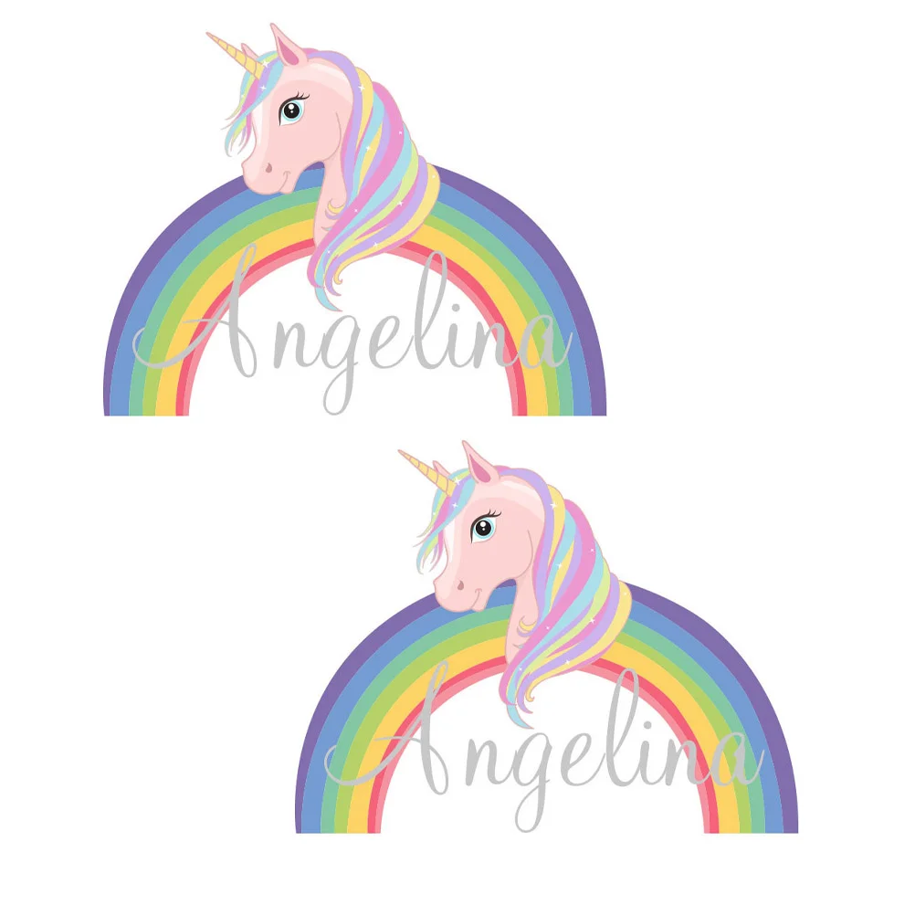 

2 шт., декоративные радужные наклейки на стену