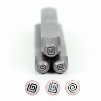 lollipop design 3 4mm metal jewelry design stampsdiy braceletjewelry symbols steel stamp