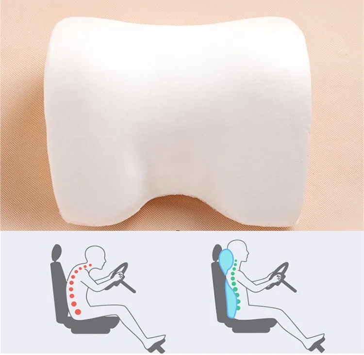 

PU Leather Car Pillow neck pillow Auto Car Headrest Cushion Memory Cotton Safety Seat Support Pillows Car Styling Accessories