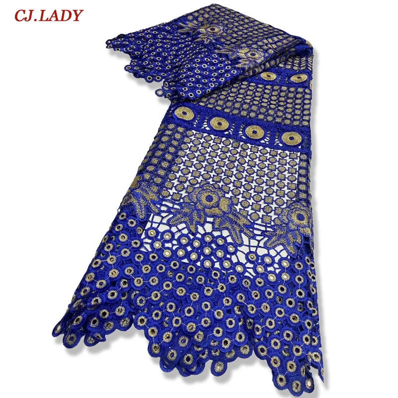 

2021 Luxury African Bazin Lace Fabric High Quality Nigerian French Fabrics 5 Yards For Women Wedding Dress