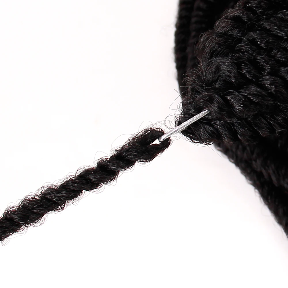 16 дюймов пред-Твист искусственные локоны в стиле Crochet огромные косички из волос