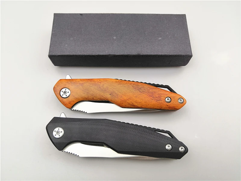 Карманный нож KESIWO KS12 складной клинок С флиппером на шарикоподшипнике D2 для