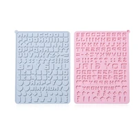 creative digital letter chocolate mold silicone ice tray fondant chocolate childrens candy diy tool epoxy cake baking mold