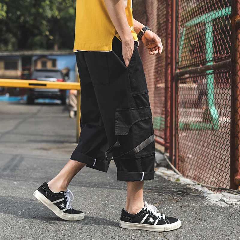 

Big Pocket Men Cargo Pants High Quality Streetwear Jogger Hip Hop Pants Male Leisure Pants 2020 Summer Fashion Men Sweatpants