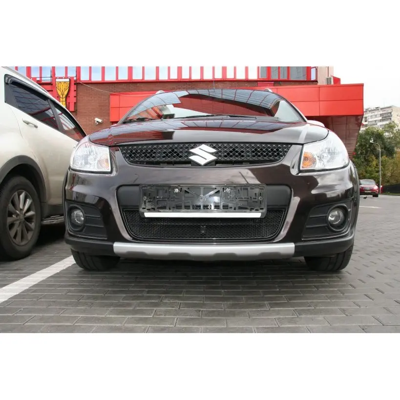 Сетка на бампер внешняя для suzuki sx4 classic 2010-2013 черн. 15 мм (сузуки сх4) | Автомобили и