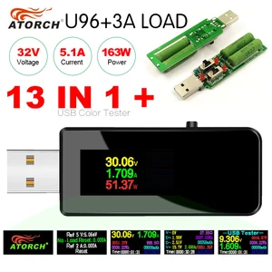 u96 13 in 1 usb tester dc digital voltmeter amperimetro voltage current volt meter ammeter detector power bank charger indicator free global shipping
