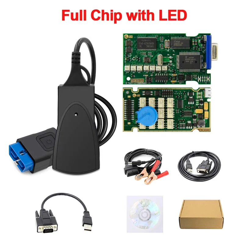 with LED light Lexia 3 PP200 полный чип V48/V25 Diagbox V7.83 прошивка 921815C Lexia-3 для Citroen для peugeot светодиодный PP2000 полный диагностический инструмент - Цвет: with LED light