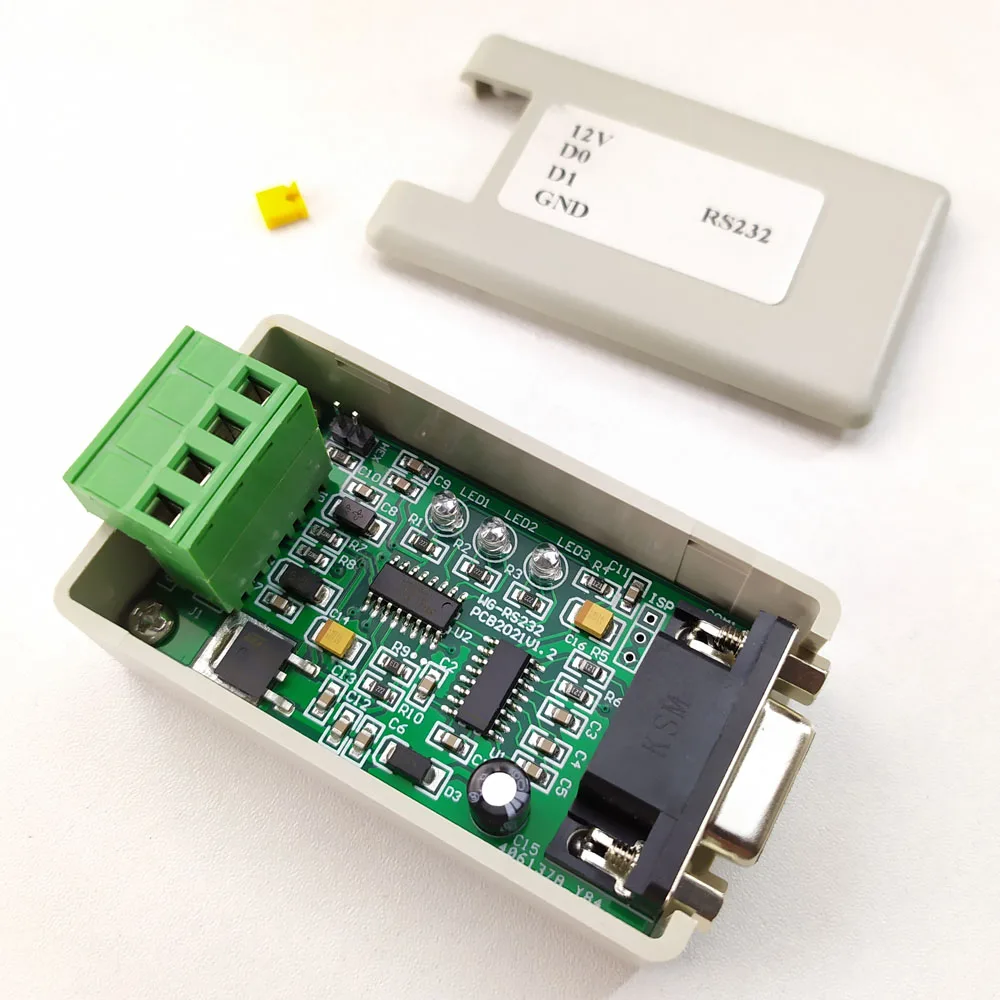 WG-RS232 преобразования wiegand для RS232 двунаправленный ASCII/шестигранных данных Для