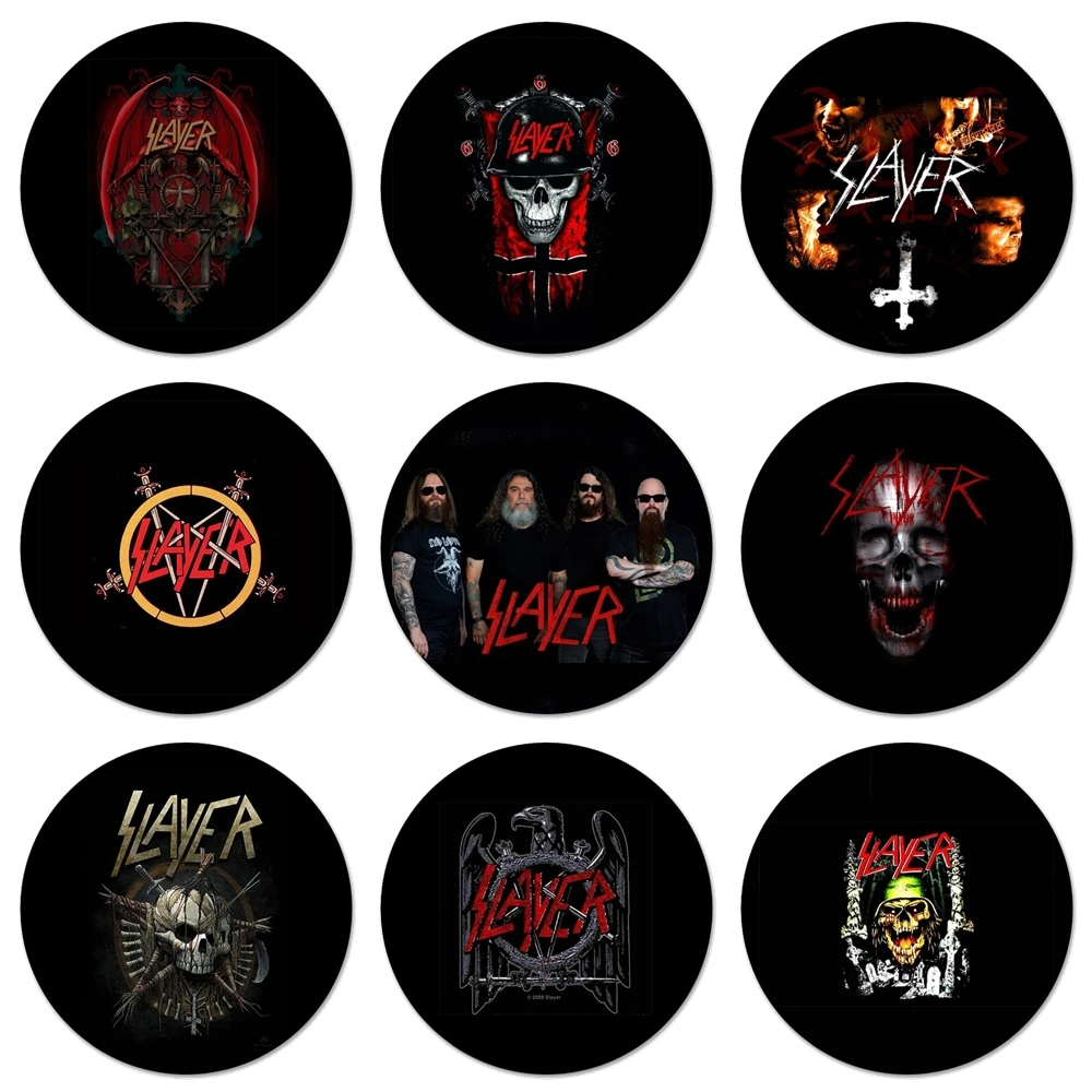 58mm Slayer Heavy Metal Rock Band Amazing Icons Pins Badge Decoration Brooches Badges For Backpack - купить по выгодной цене |
