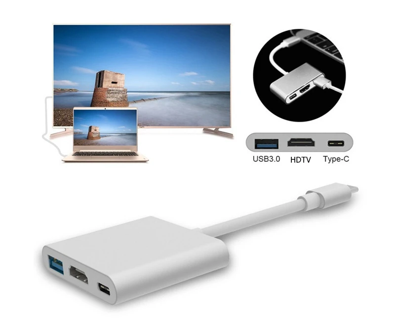 Адаптер TRUMSOON Type C к RJ45 Ethernet HDMI совместимый USB 3 0 HUB для Macbook Surface Samsung S21 Dex Xiaomi 10