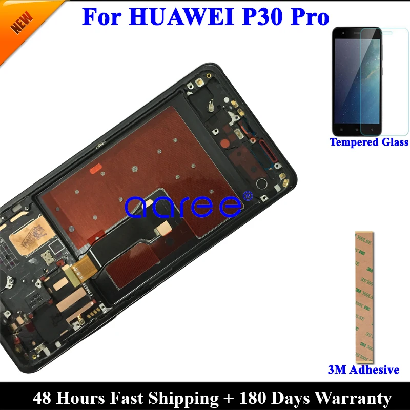 Супер AMOLED для huawei P30 PRO ЖК-дисплей для huawei P30 Pro ЖК-дисплей ЖК-экран сенсорный дигитайзер сборка VOG-L29