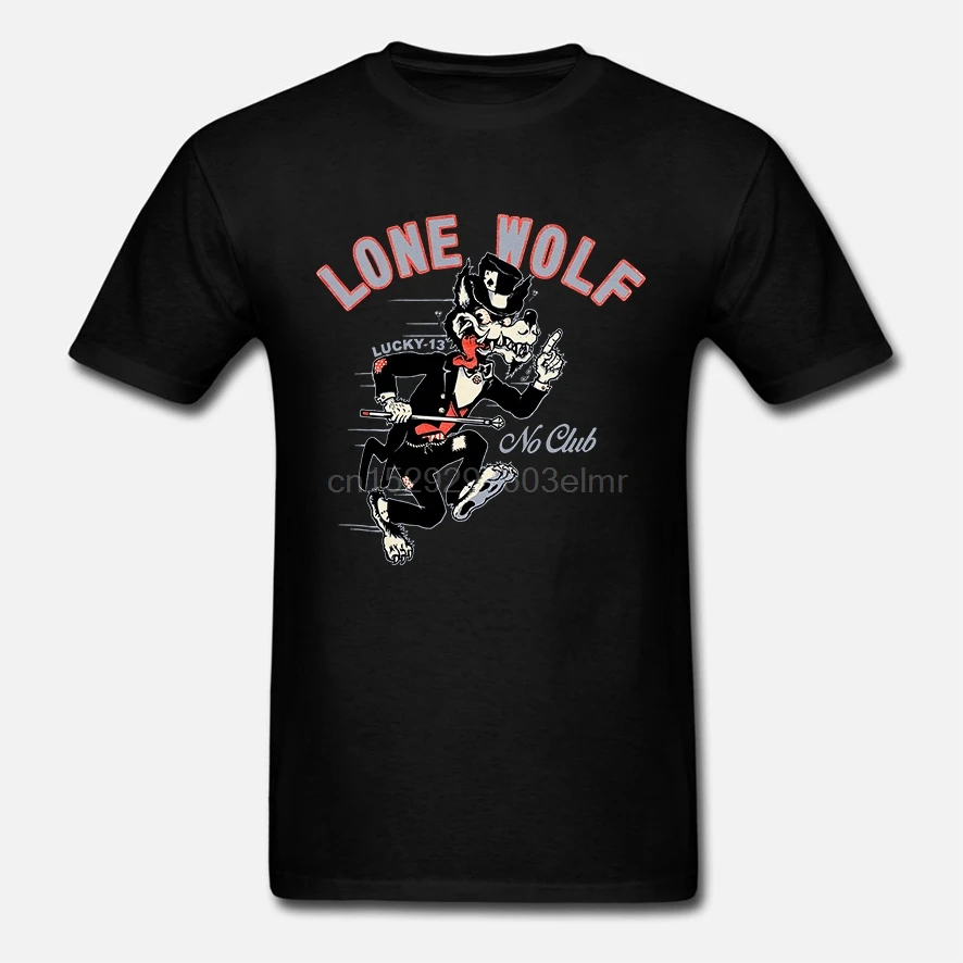 Lucky 13 Herren футболка без клуба Байкер На Заказ Рубашка S M L XL XXL 3XL 4XL NEU|Мужские