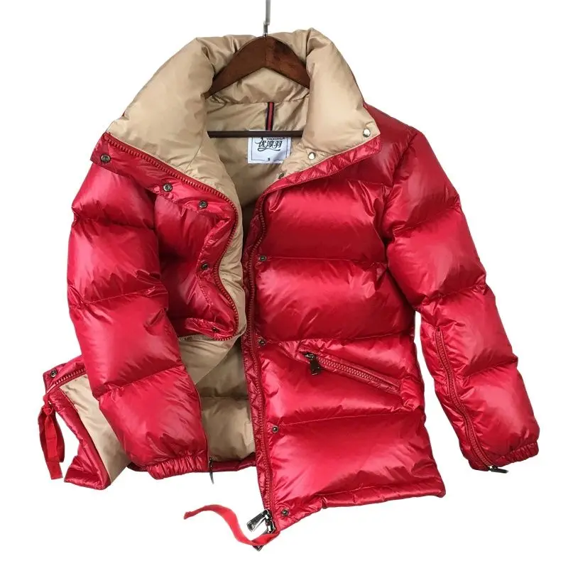 Зимний женский пуховик плотная зимняя одежда для девочек теплая верхняя 50-75 кг