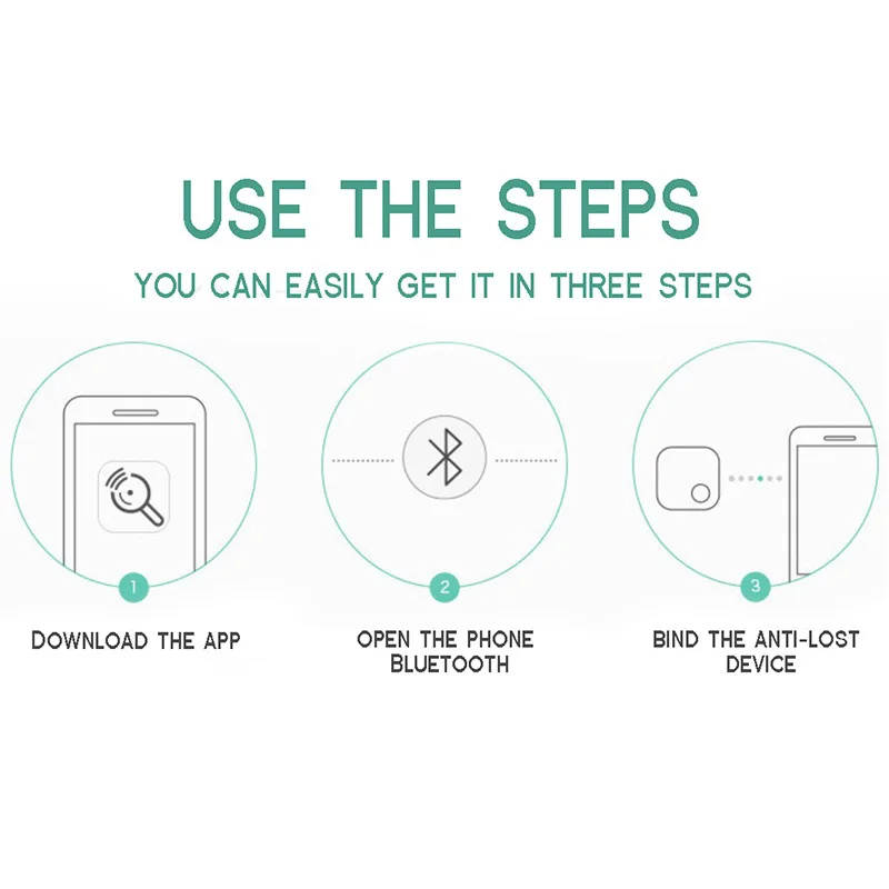 Брелок для ключей популярный мини-брелок с GPS Bluetooth защитой от потери детей