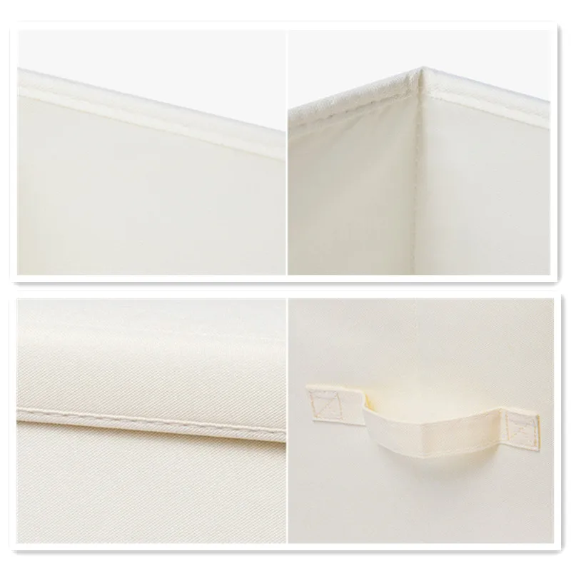 

Storage Box 900d Oxford Cloth Viewing Window Fabric Box Large Household Clothes Sundry Quilt Storage White Foldable Storage Box