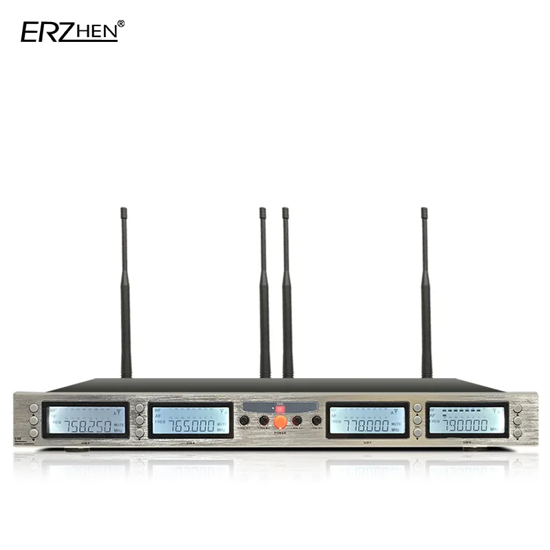 Профессиональный беспроводной УВЧ микрофон Система семья караоке пшеничный