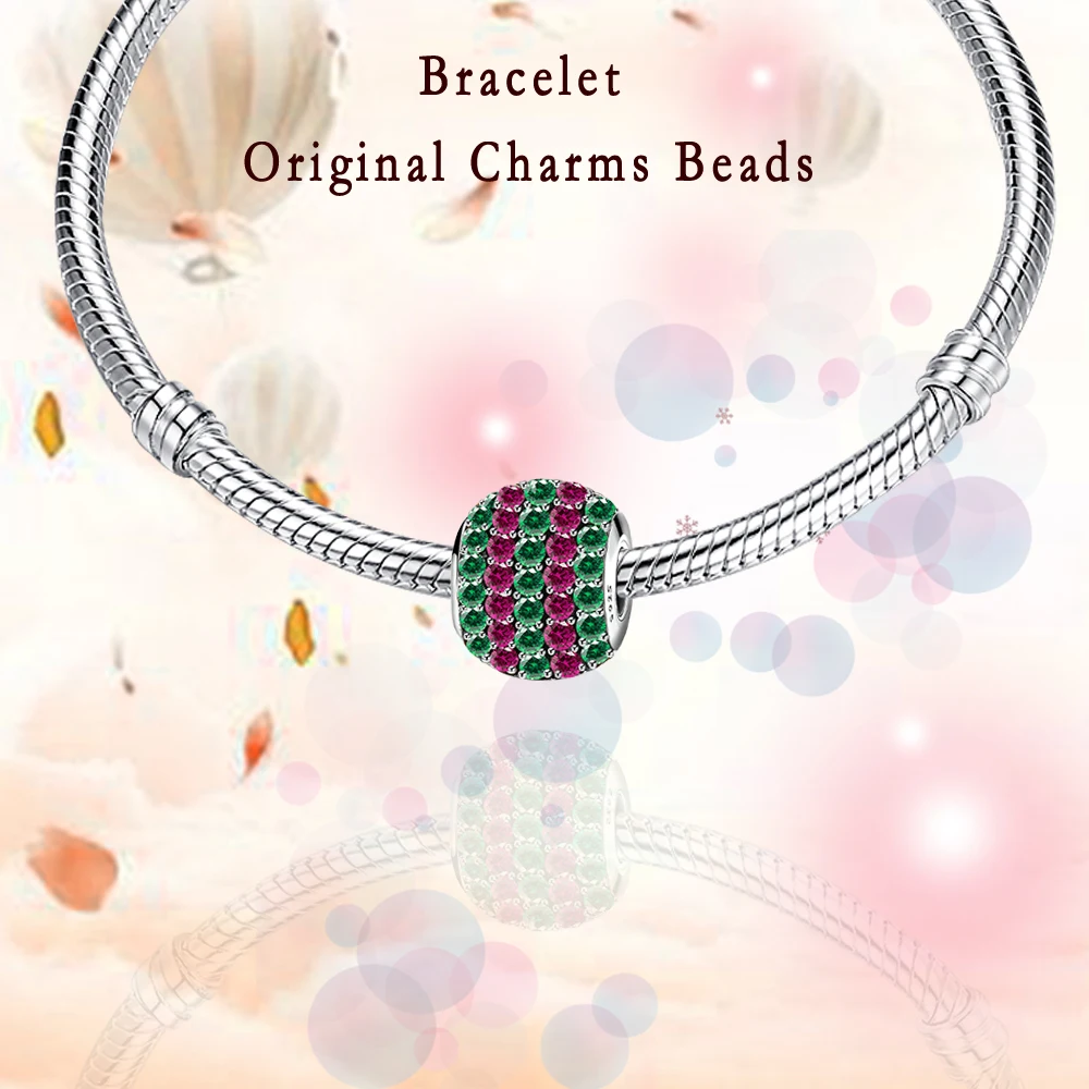 

2020 Summer New Bead 925 Sterling Silver Fit Charms Silver 925 Original Bracelets 2020 DIY Zircon Beads For Jewelry Making Women