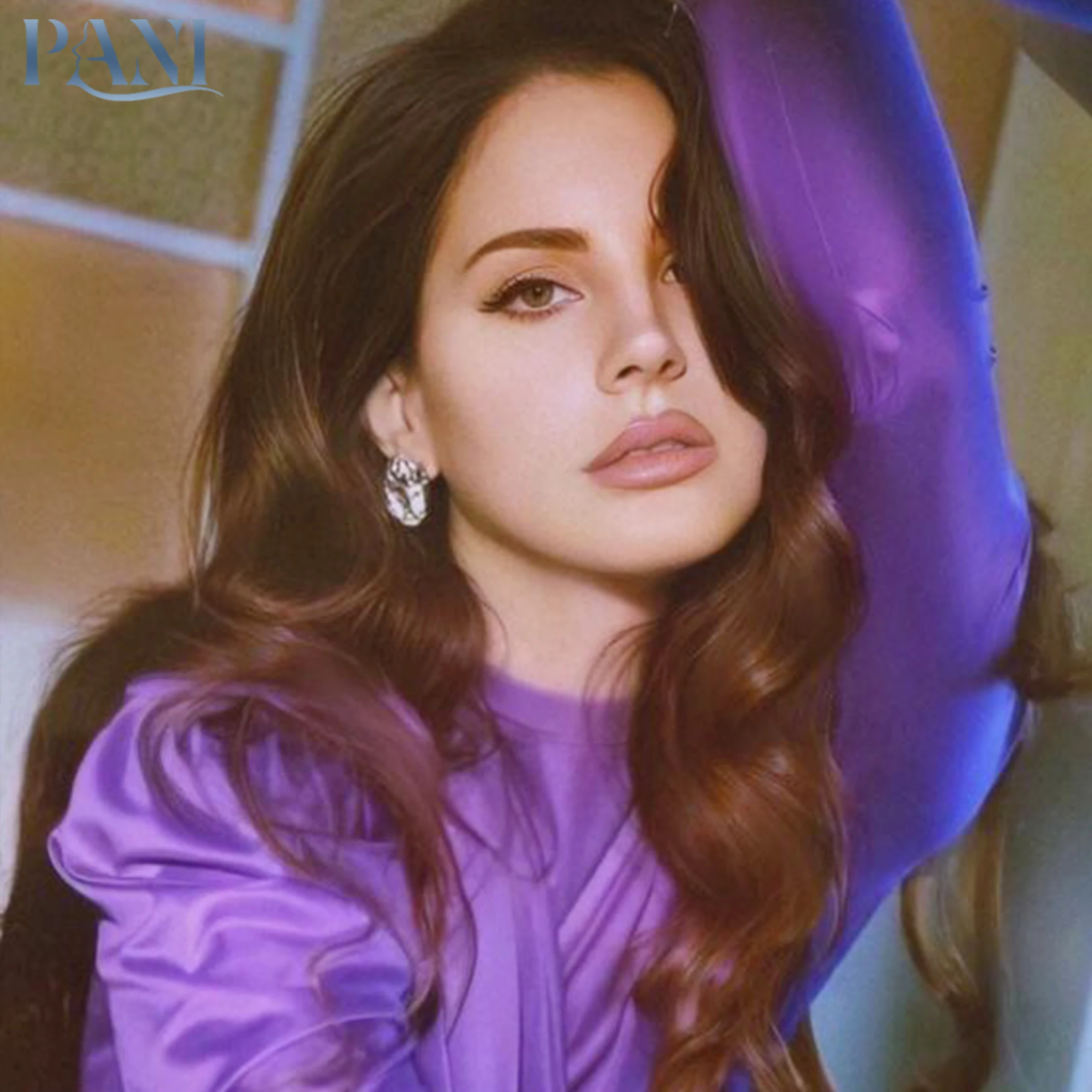 Парик женский длинный синтетический с натуральными волосами термостойкий из