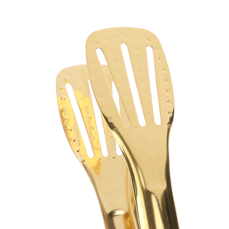 

Non-Slip BBQ Grilling Tong Salad Serving Food Tong Stainless Steel Metal Kitchen Tongs Barbecue Cooking Bread Serving Tongs