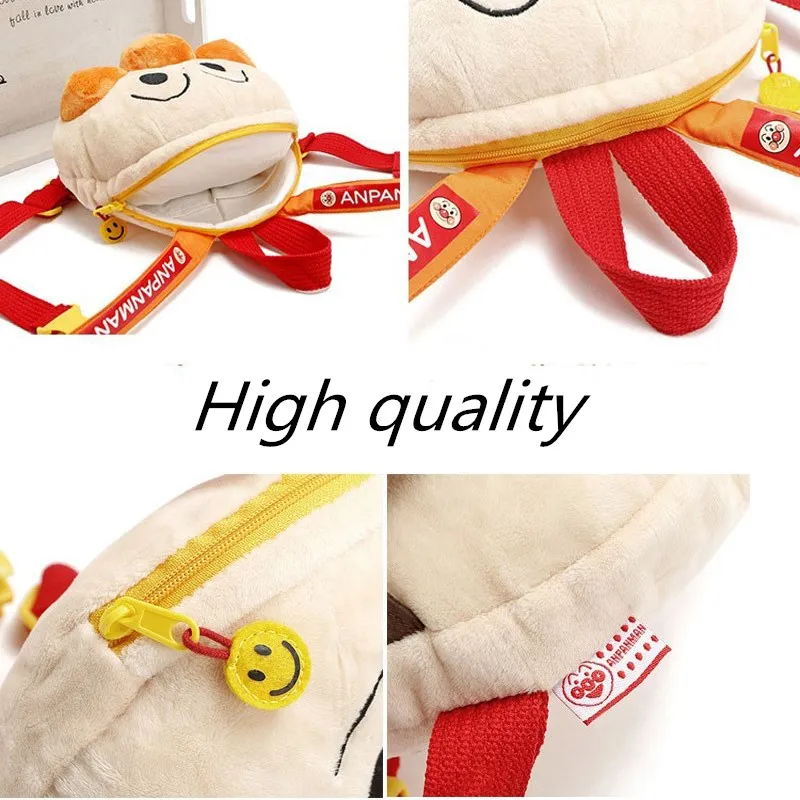 Японский мультяшный Детский плюшевый рюкзак мягкий детский сумки для anpanman doll