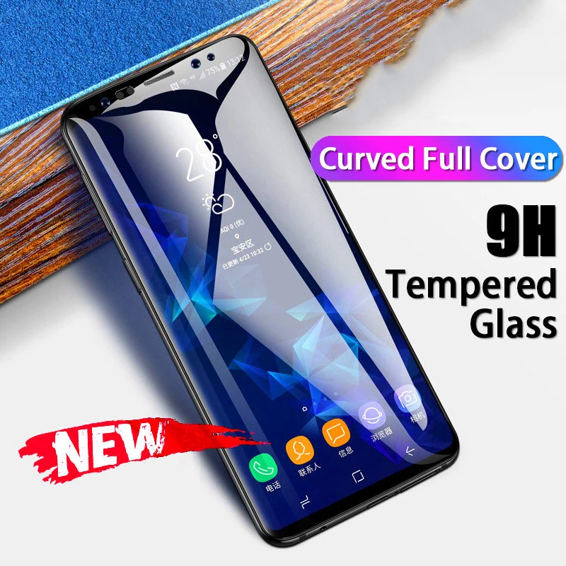 Полностью изогнутое закаленное стекло для samsung Galaxy S10 Plus S9 S8 Защитное экрана s6 edge s7