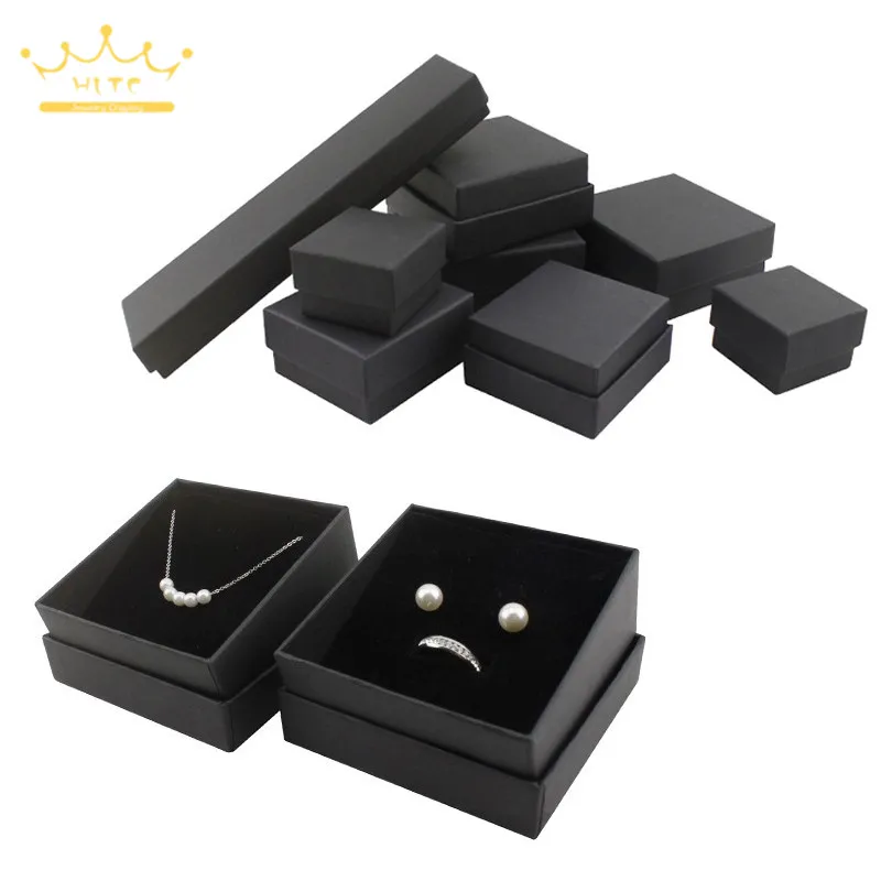 Коробка для ювелирных изделий держатель ожерелья кольцо упаковочная коробка