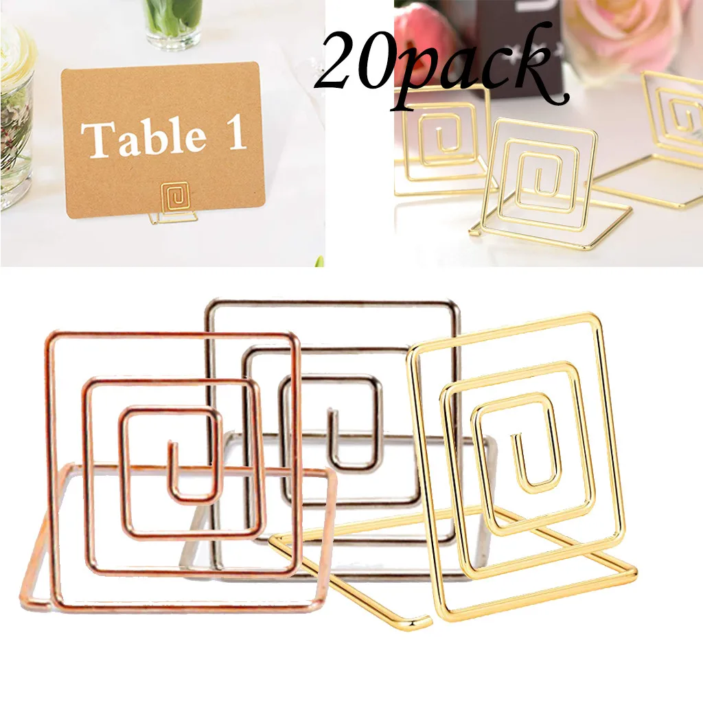 Держатель для карт металлический держатель подставка свадебного ужина пищевой
