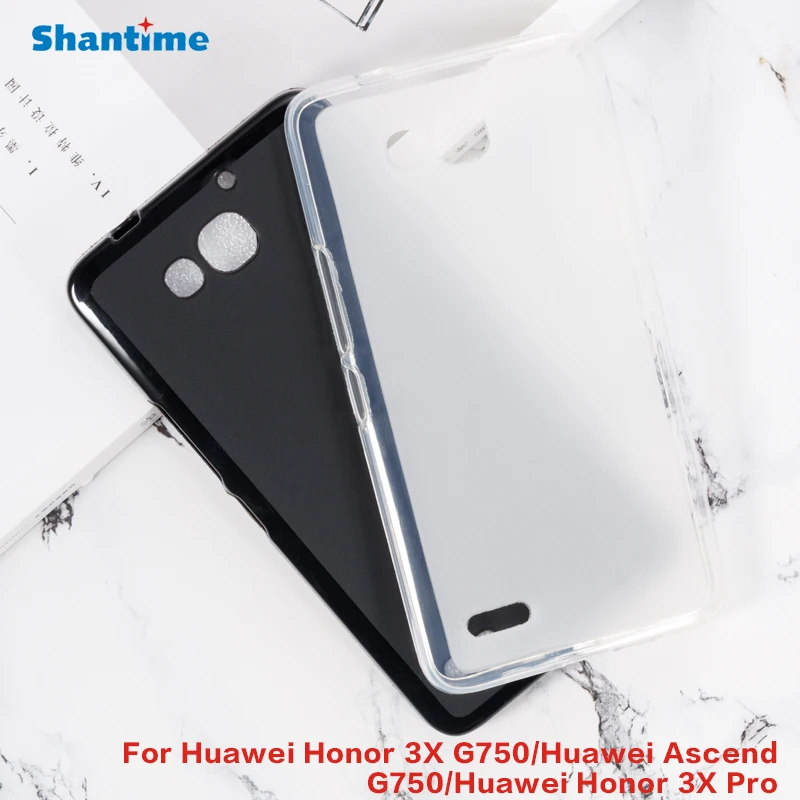 Мягкий силиконовый защитный чехол из ТПУ для Huawei Honor 3X G750 Pro|Бамперы| |