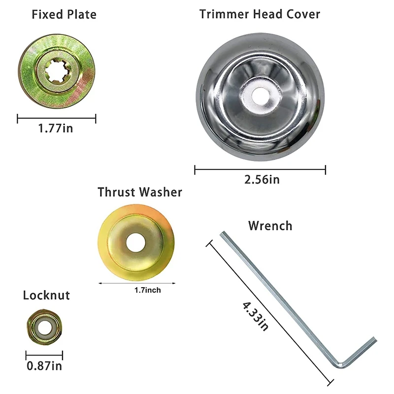 

Lawnmower Blade Adapter Kit Adapter Attachment Maintenance Kit for Stihl String Trimmers Brush Cutter